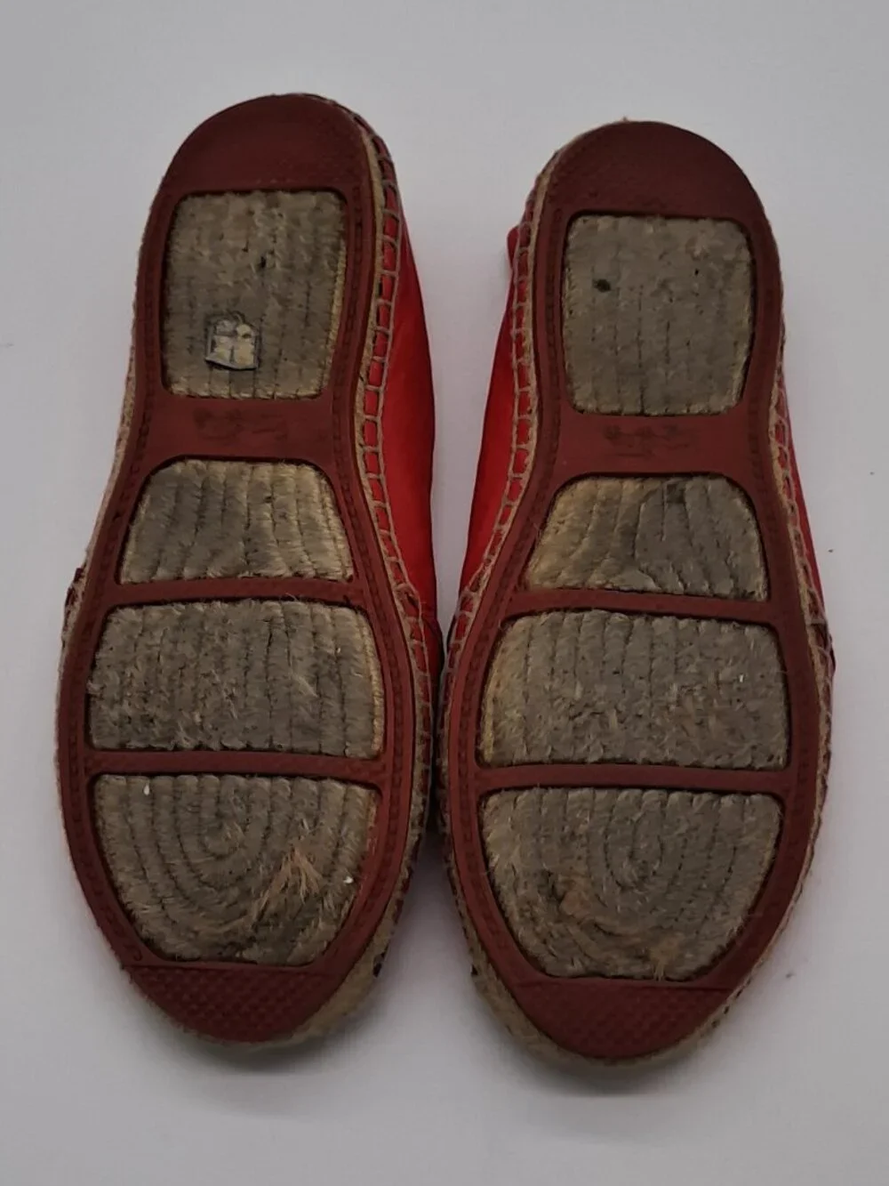 Coach Espadrille Flats Soft Leather Watermelon Color  Rhodelle 7'5 B